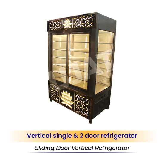 Sliding-Door-Vertical-Refrigerator